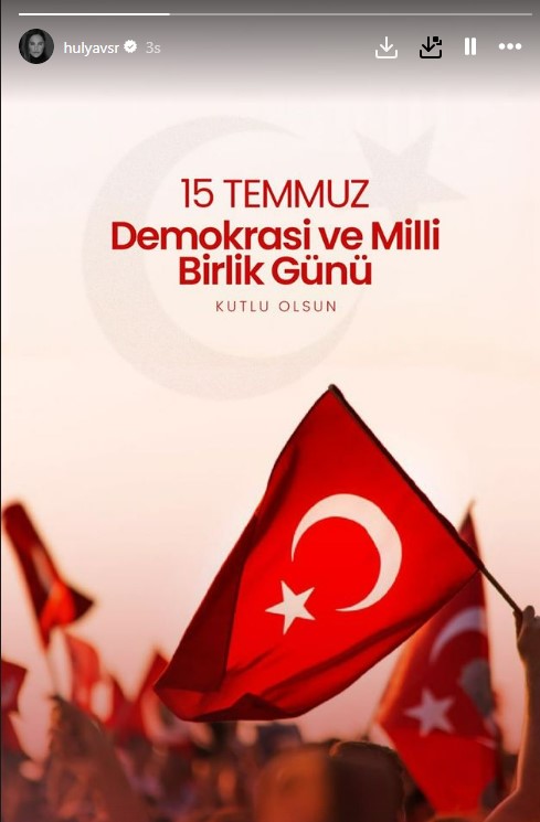 Ünlülerden, 15 Temmuz Demokrasi ve Milli Birlik Günü mesajları