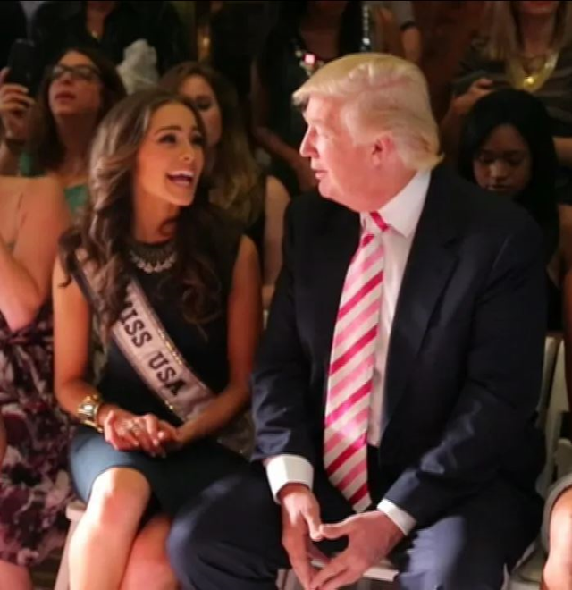 Donald Trump'ın eski Amerika güzeli Olivia Culpo ile samimi samimi fotoğrafları ortaya çıktı