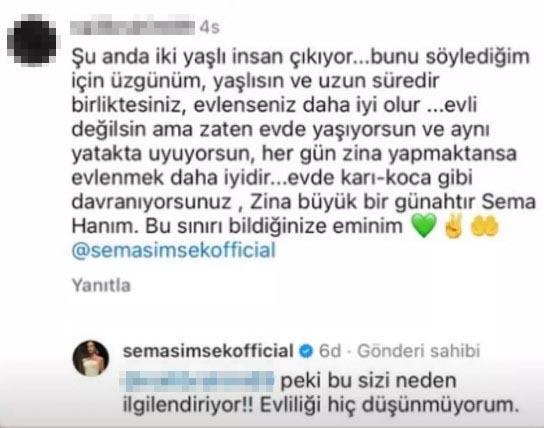 Oyuncu Sema Şimşek sevgilisiyle sarmaş dolaş görüntülendi! Gelen zina yorumuna öfke kustu