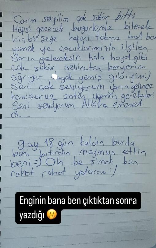 Dilan Polat, eşinin cezaevindeyken yazdığı mektubu paylaştı! İçindeki bir cümle hemen göze çarptı