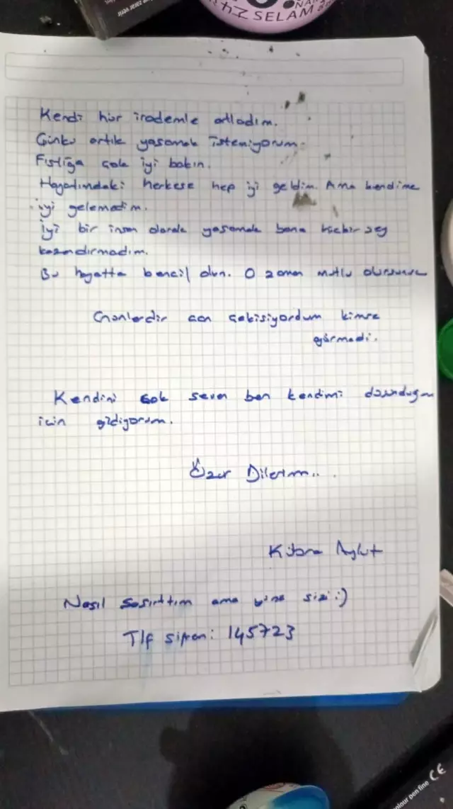 Sosyal Medya Fenomeni Kübra Aykut'un Veda Mektubu Ortaya Çıktı