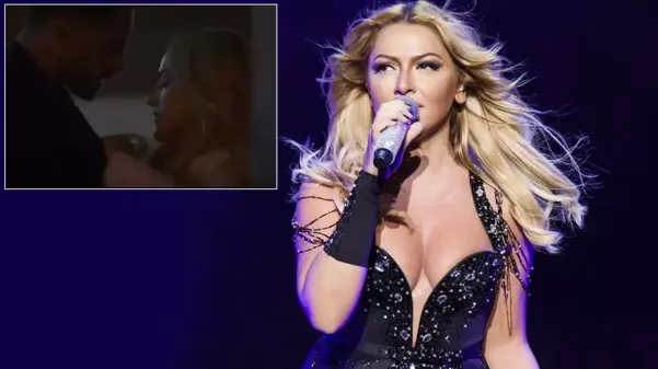 Oyunculuğa soyunan Hadise'nin ateşli sahneleri olay oldu