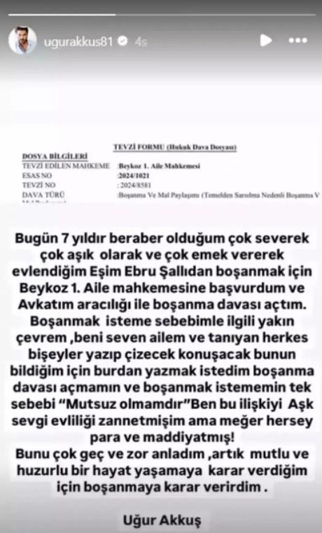 Gökay Kalaycıoğlu'ndan bomba gibi iddia: Ebru Şallı ve Uğur Akkuş boşanması finansal anlamda büyüyecek