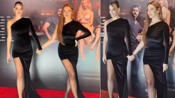 Hadise ve Seda Bakan 'Esas Oğlan' filminin galasında aynı kıyafeti giydi